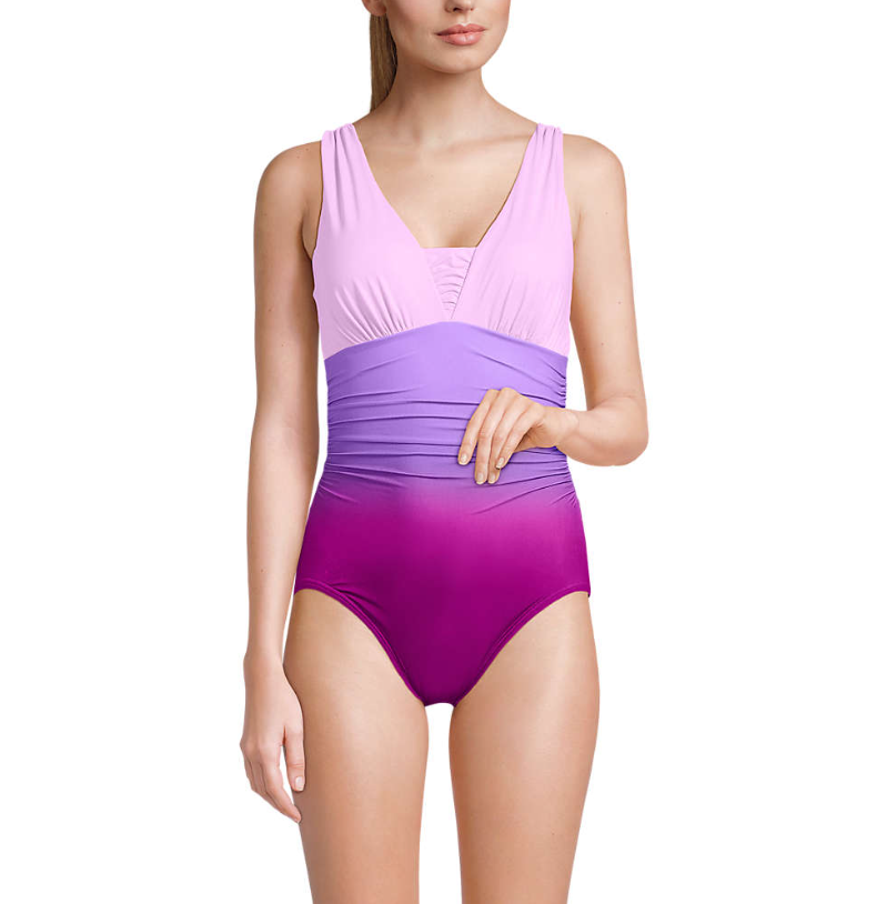 Women's Grecian Low Leg One Piece Swimsuit