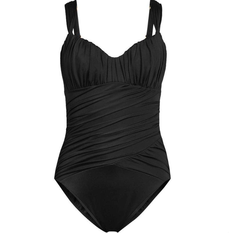 Women's Smoothing Sweetheart Shirred One Piece