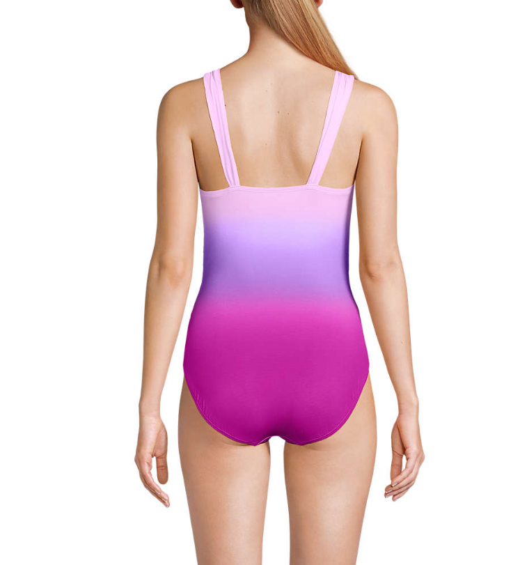 Women's Grecian Low Leg One Piece Swimsuit